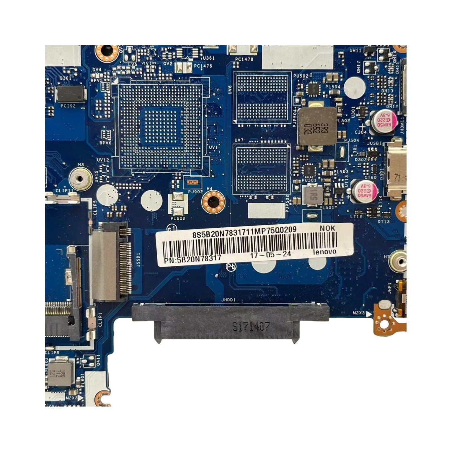 5B20N78317 Lenovo Ideapad 320S-14IKB Motherboard LA-E541P with Core i5-7200U CPU - Bighao-Era Laptop part