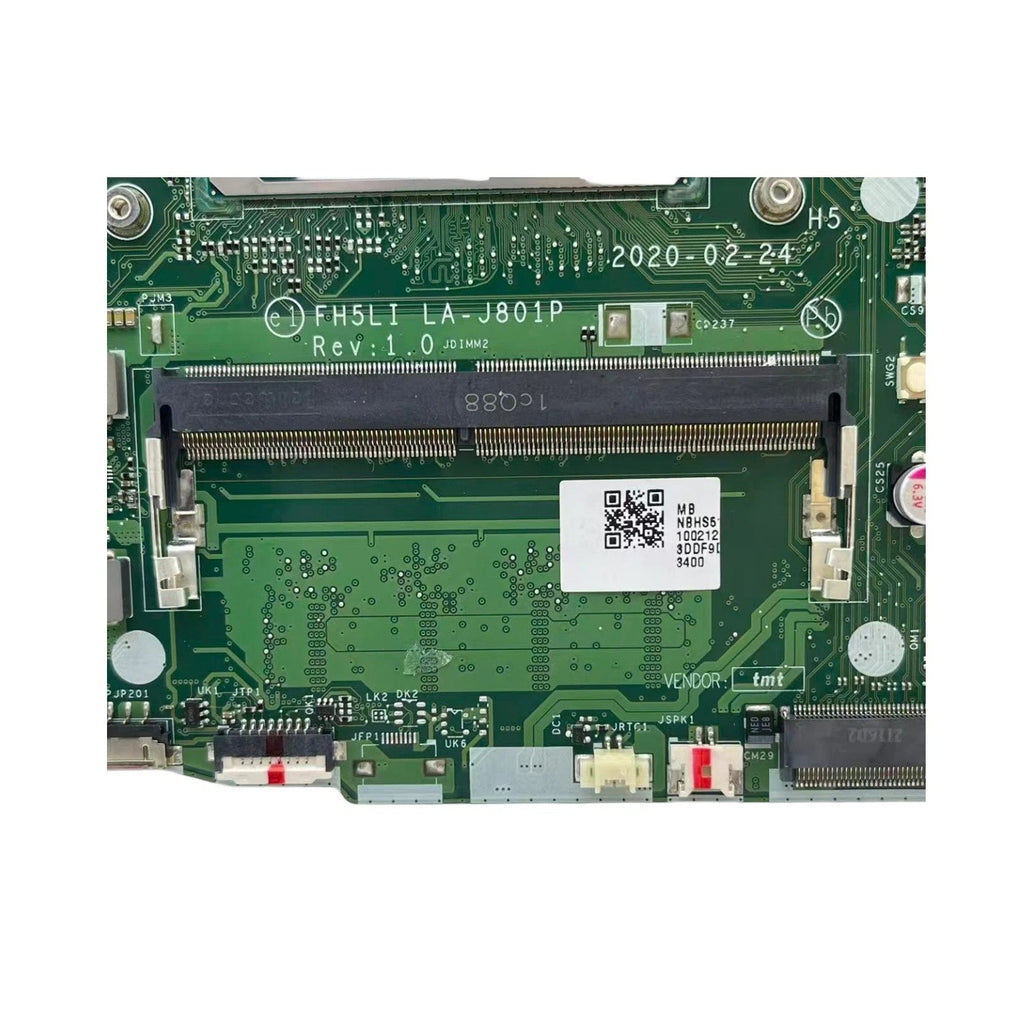 Acer Aspire A315-56 Motherboard LA-J801P NB.HS511.002 for i5 i7 CPUs - 4GB Upgrade - Bighao-Era Laptop part