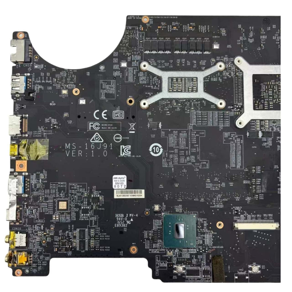 MSI GL62m 7RD Motherboard MS-16J91 with i5-7300HQ CPU and RTX1050 2GB Graphics - Bighao-Era Laptop part