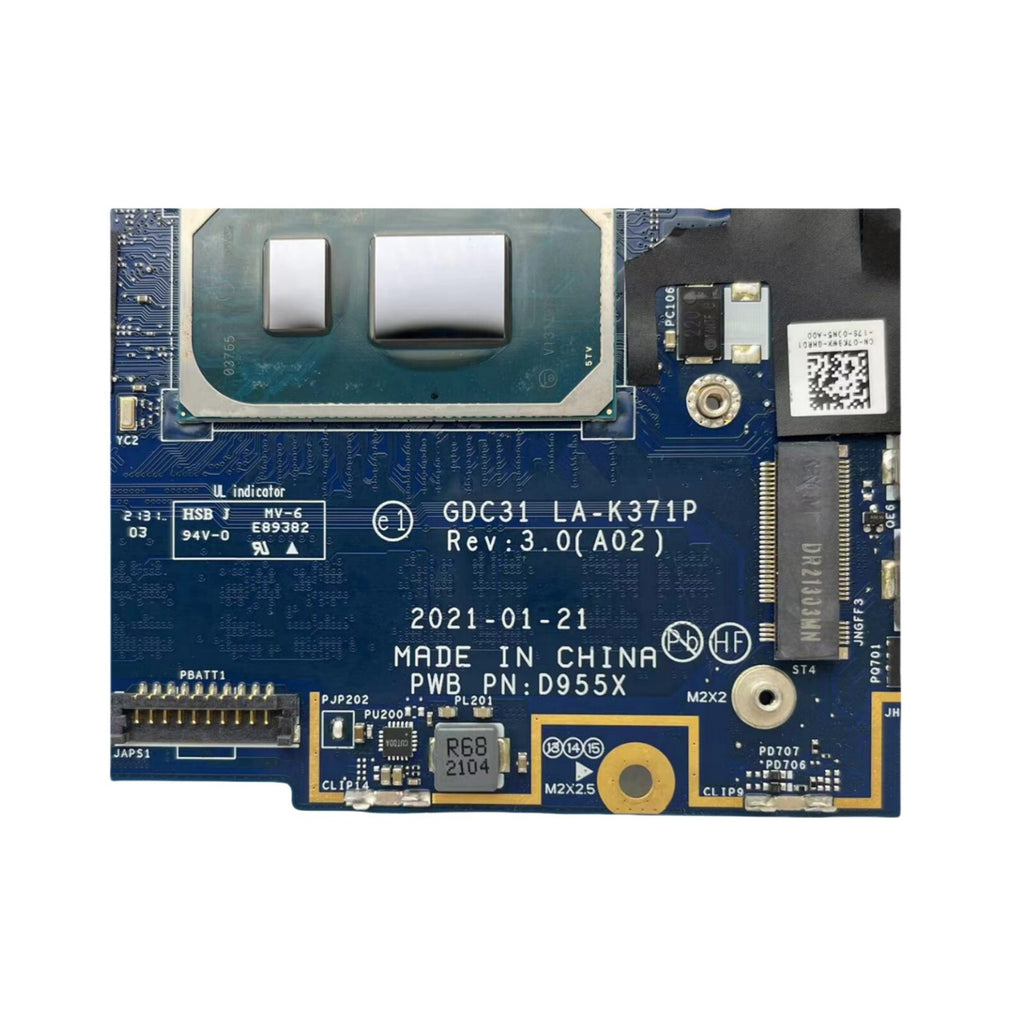 LA-K371P Dell Latitude 7420 Motherboard i5-1135G7 with 16GB RAM 0419HT - Bighao-Era Laptop part