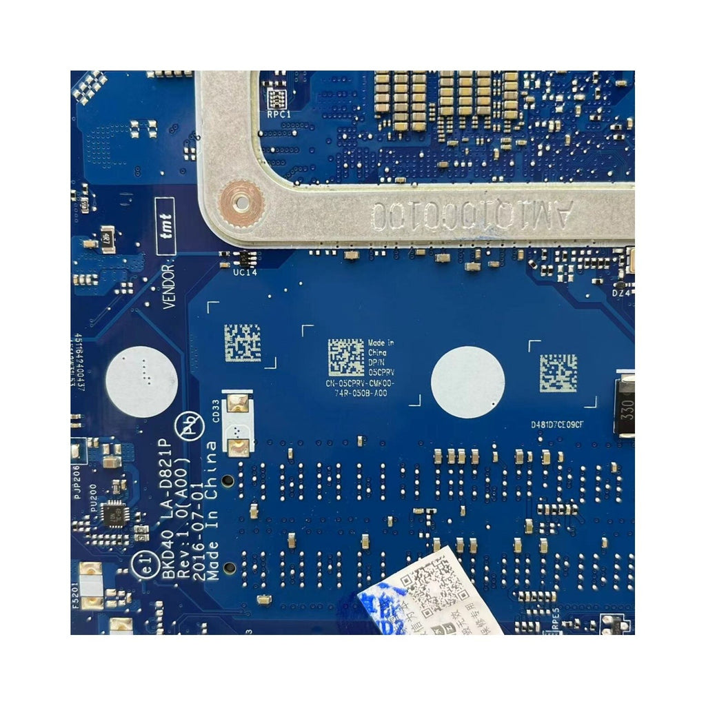 LA-D821P For DELL Inspiron 7460 7560 Motherboard 940MX 2G GPU i5-7200U 05CPRV - Bighao-Era Laptop part