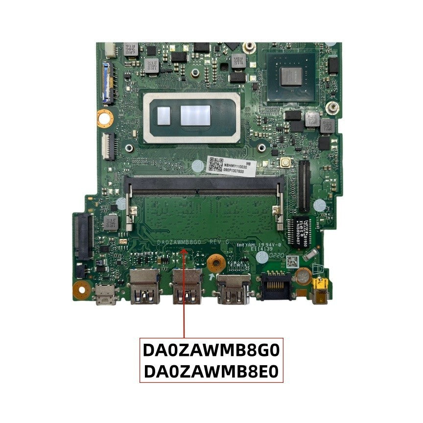 Acer Aspire A515-54G Motherboard DA0ZAWMB8G0 for i3, i5, i7 - 4GB 2G-GPU - Bighao-Era Laptop part