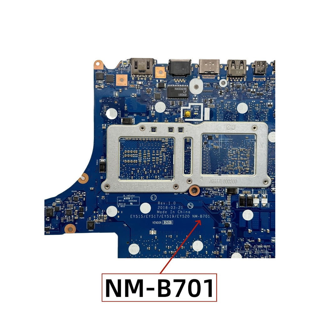 Lenovo Legion Y530-15ICH Motherboard i5-8300H i7-8750H GTX1050 GPU NM-B701 - Bighao-Era Laptop part