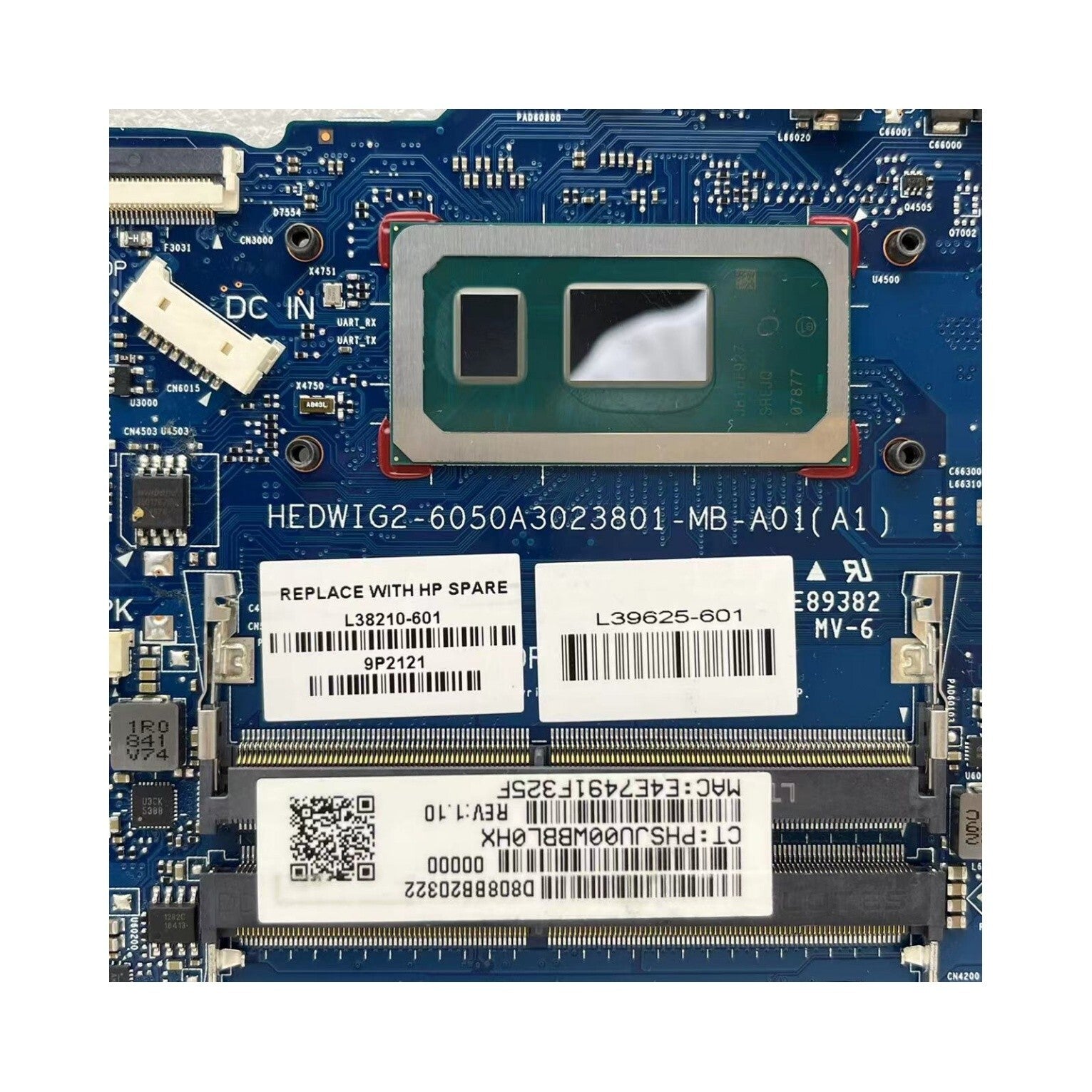 HP 14-CF Motherboard i5-8265U 6050A3023801 with R7 M440 2GB GPU L38210-601 - Bighao-Era Laptop part