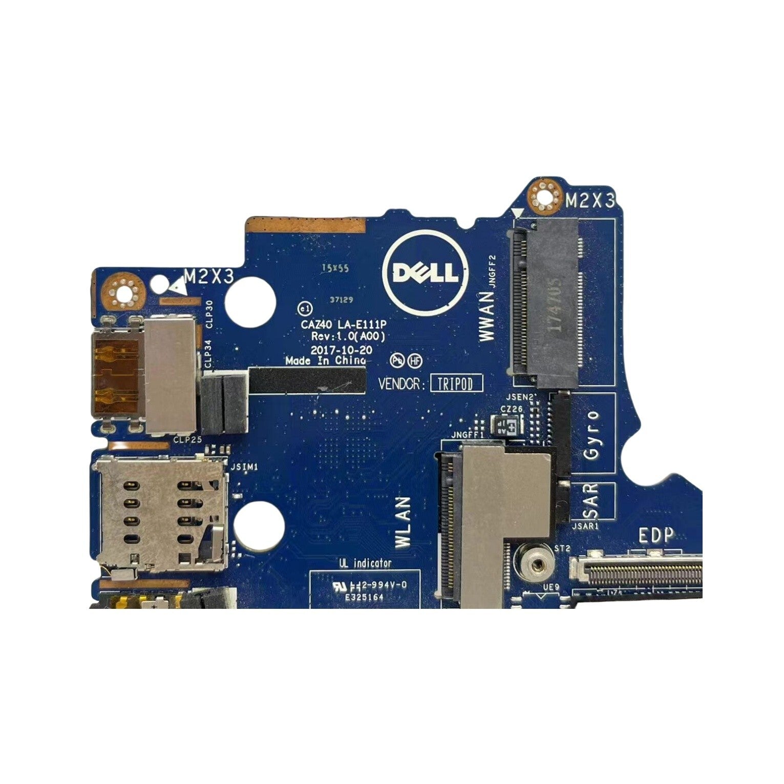 CAZ40 LA-E111P 07DCRR Mainboard for Dell Latitude 5289 Motherboard i7-7600U 16GB - Upgrade Your Performance with Dell Latitude 5289 Motherboard LA-E111P - Bighao-Era Laptop part