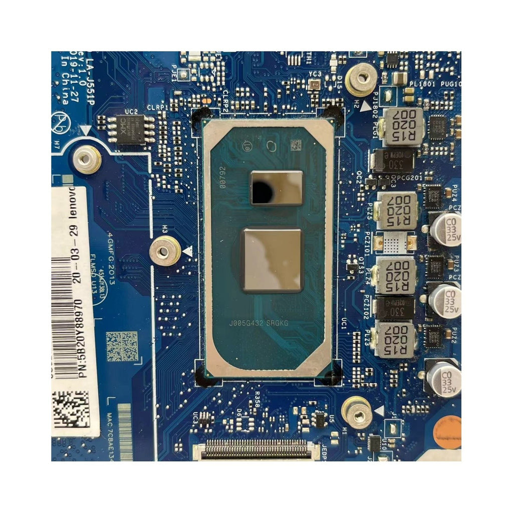 5B20Y88970 LA-J551P Lenovo Ideapad 5-14IIL05 Laptop Motherboard i5-1035G1 8G Replacement - Bighao-Era Laptop part