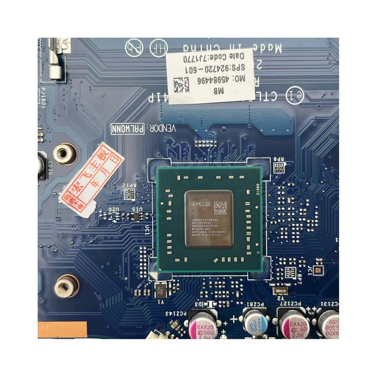 924720-601 For HP Pavilion 15-BW 15-bw0xx Laptop Motherboard LA-E841P A6-9220 - Bighao-Era Laptop part