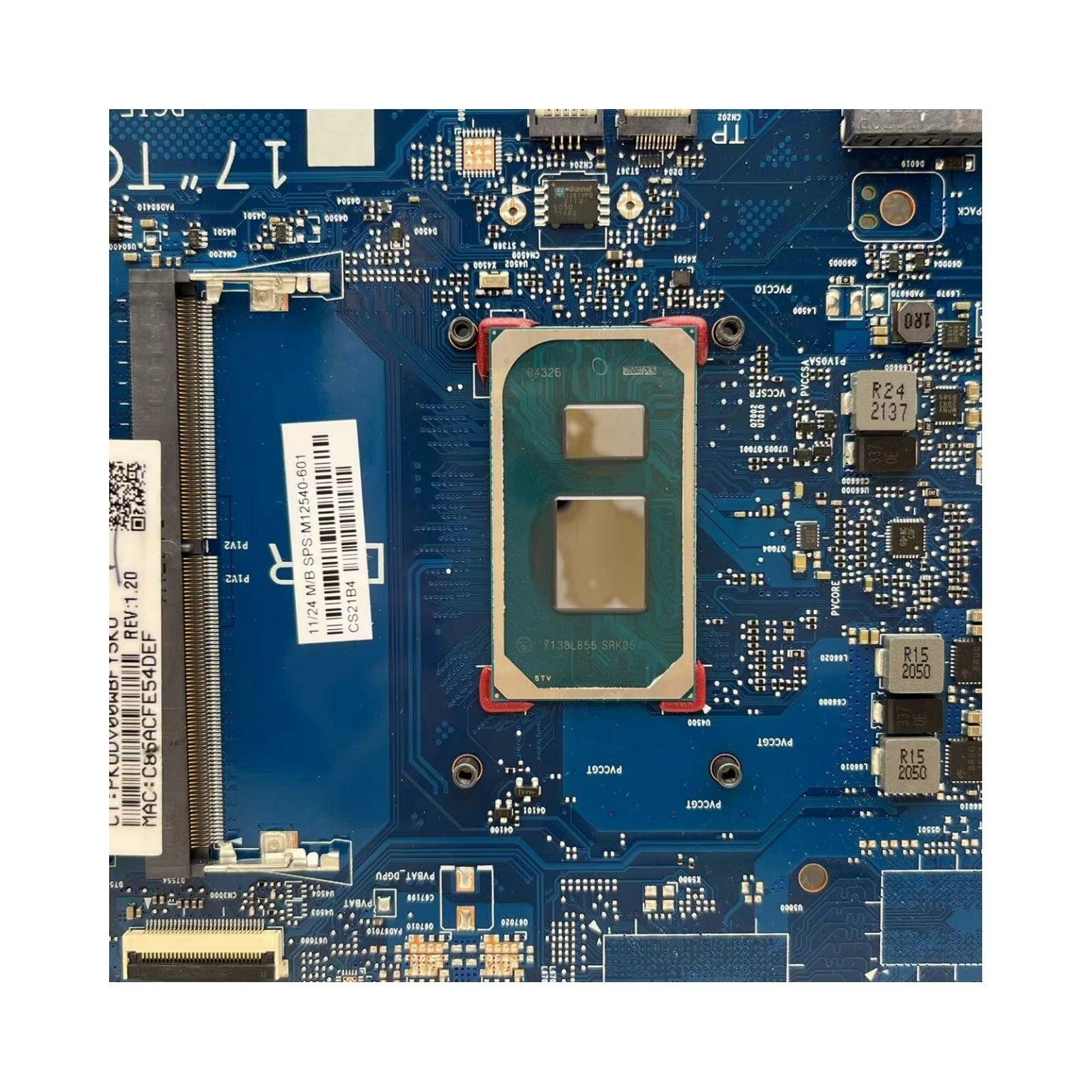 M12540-601 HP 17-BY Motherboard 6050A3216501 with Core i5-1135G7 CPU - Bighao-Era Laptop part