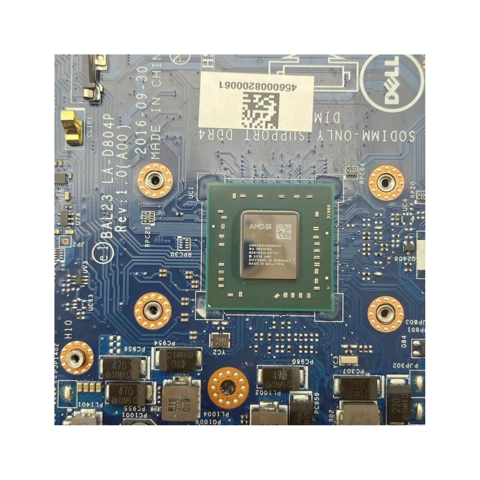 Dell Inspiron 15 5565 Motherboard LA-D804P A6-9200 216-0890010 2G GPU - Bighao-Era Laptop part
