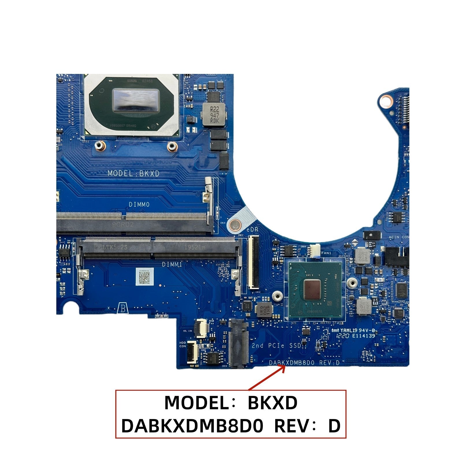 ASUS FX706 Motherboard DABKXDMB8D0 DABKXDMB8C0 for i5 i7 GTX1650Ti FX706LH FX706LI FX706LU - Bighao-Era Laptop part