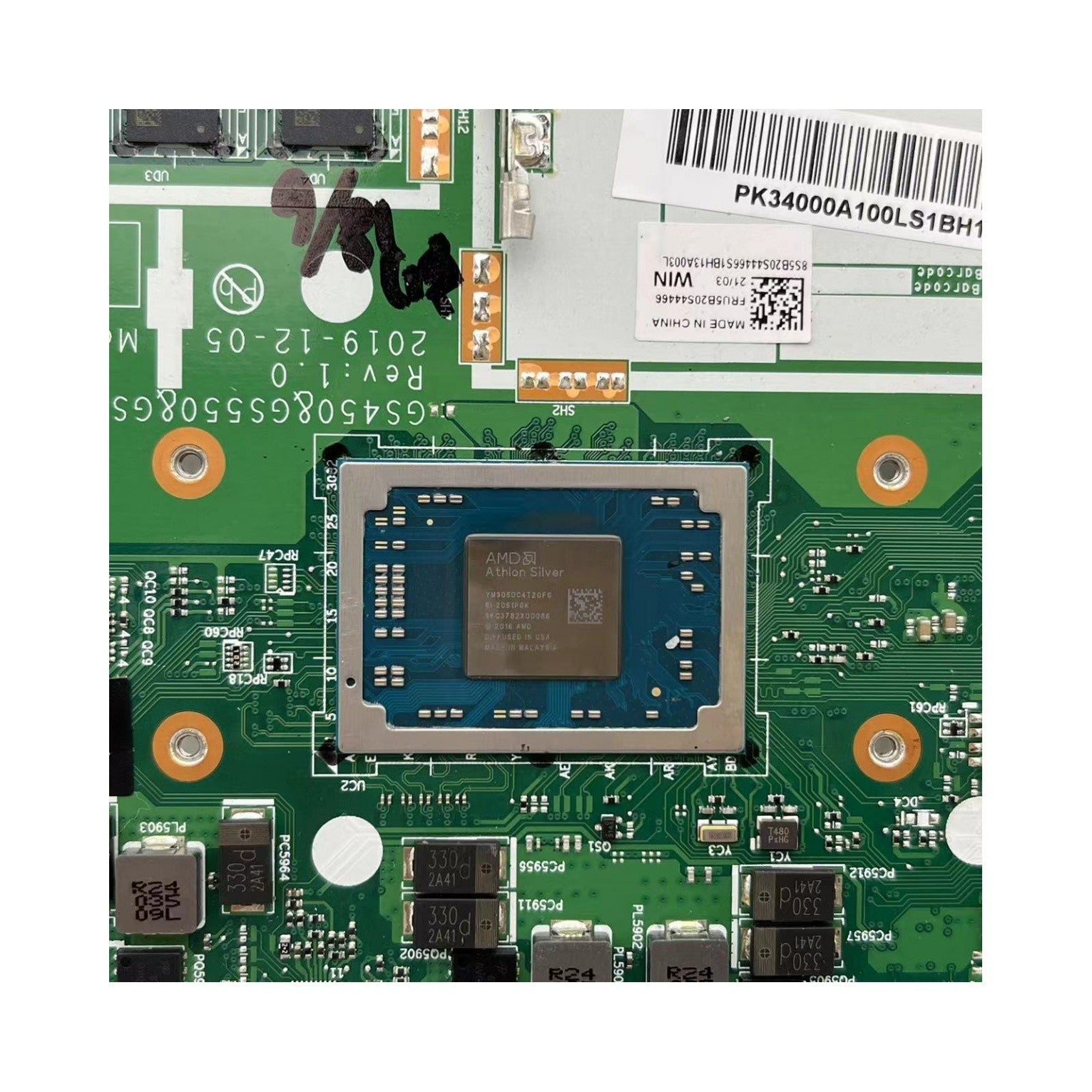 5B20S44464 For Lenovo Ideapad 3 15ADA05 Motherboard Athlon 3050U CPU 4GB NM-C821 - Bighao-Era Laptop part