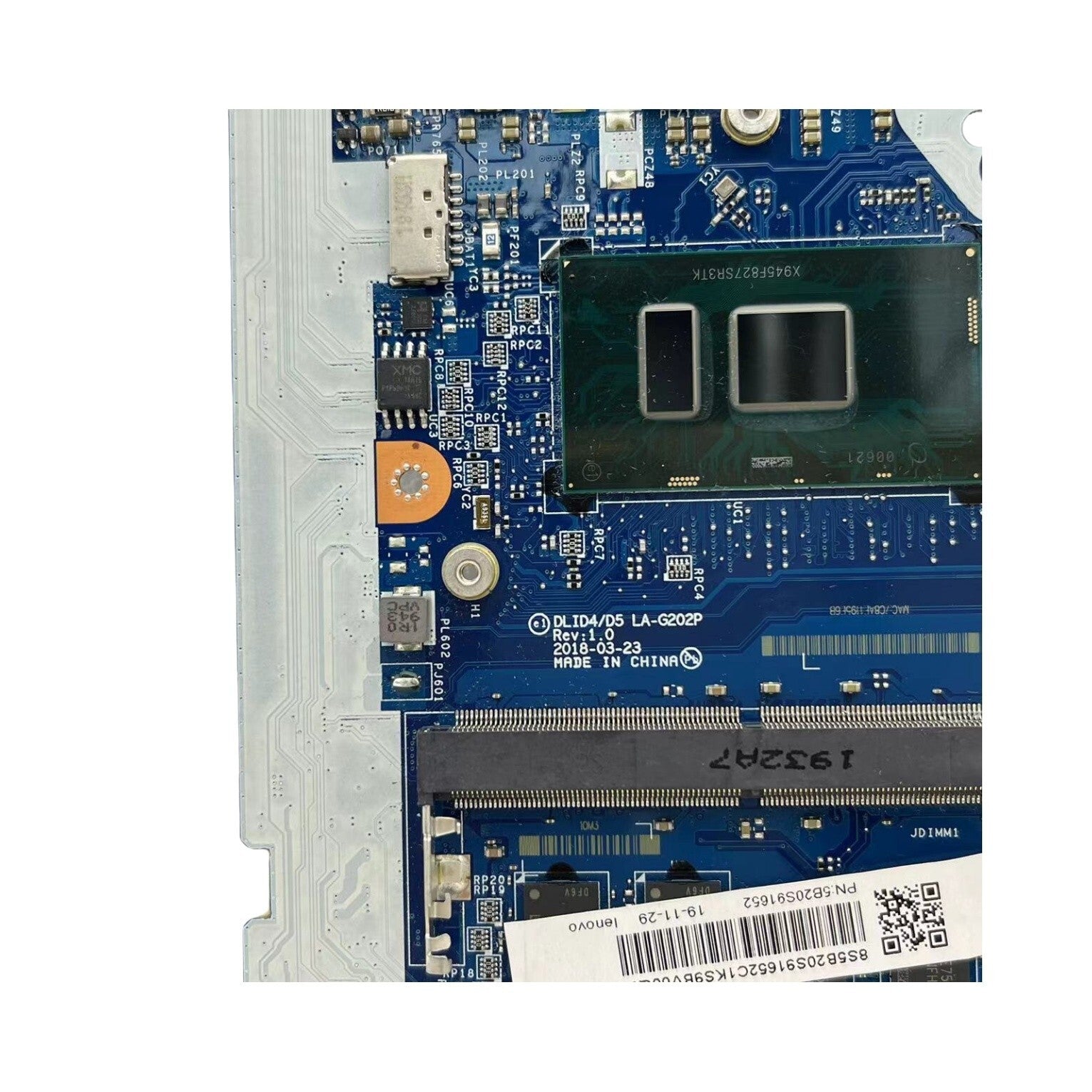 PN:5B20S91652 Lenovo IdeaPad 130-15IKB Motherboard LA-G202P i3-7020U 4GB RAM - Bighao-Era Laptop part