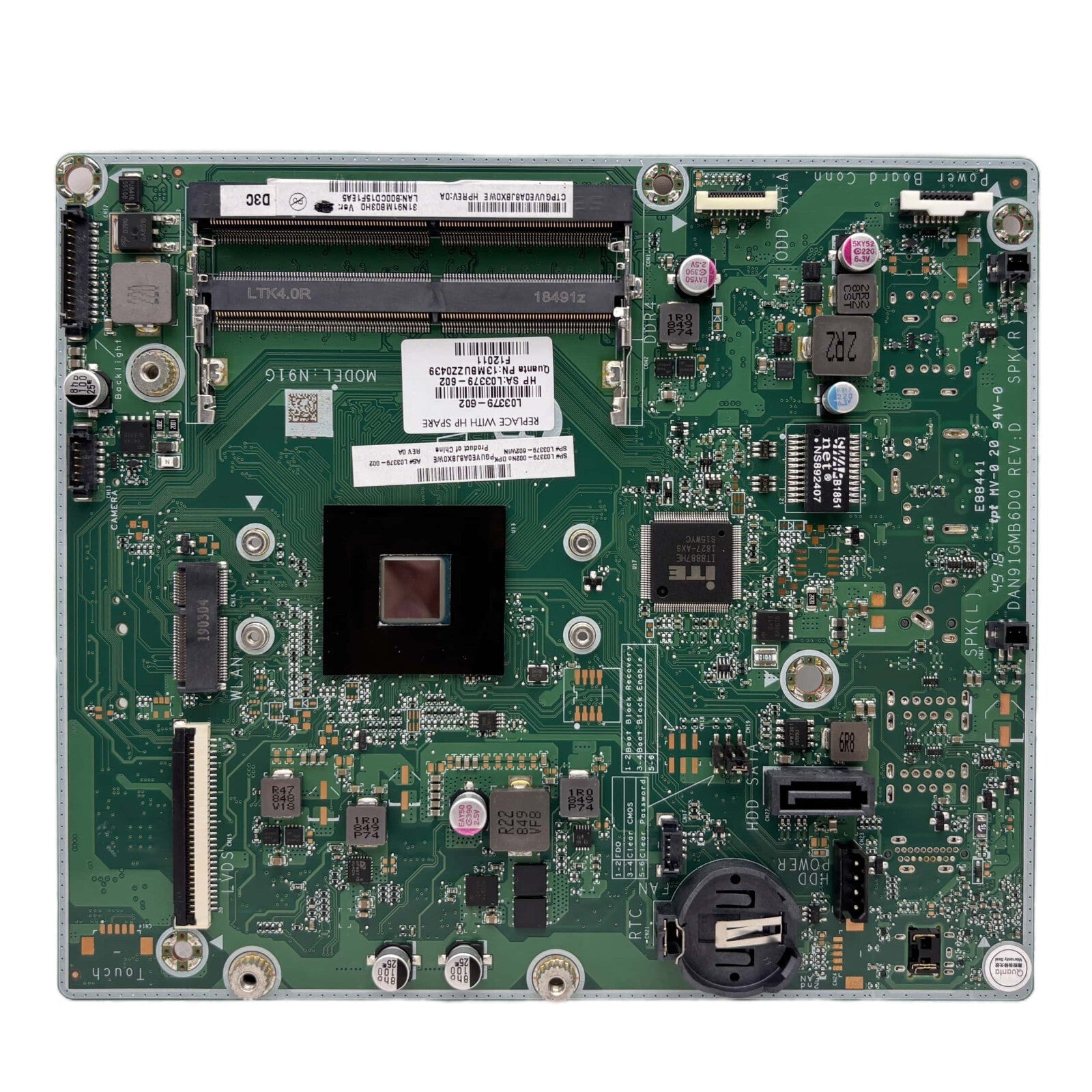 DAN91GMB6D0 HP 20-C 20-C410 Motherboard J4005 J5005 L03379-601/602 Replacement - Bighao-Era Laptop part