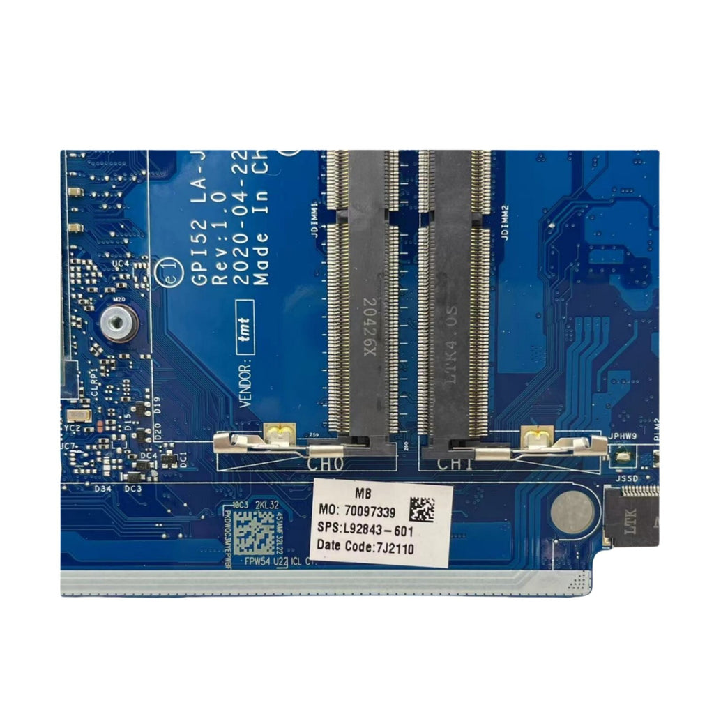 GPI52 LA-J951P HP 250 G7 Motherboard for Core i5-1035G1 CPU L92843-601 - Bighao-Era Laptop part