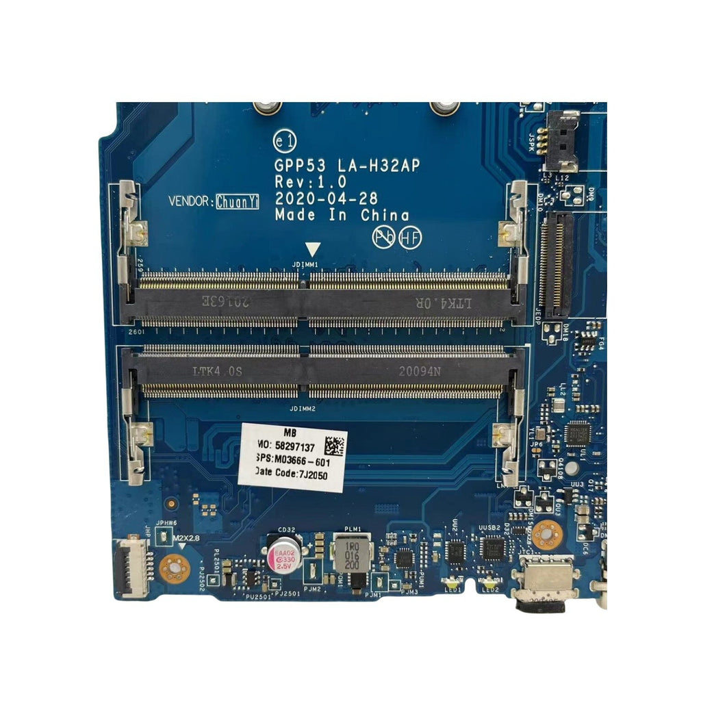 HP 15-GW Motherboard LA-H32AP for Athlon Gold 3150U CPU 620 2G M03666-601 - Bighao-Era Laptop part