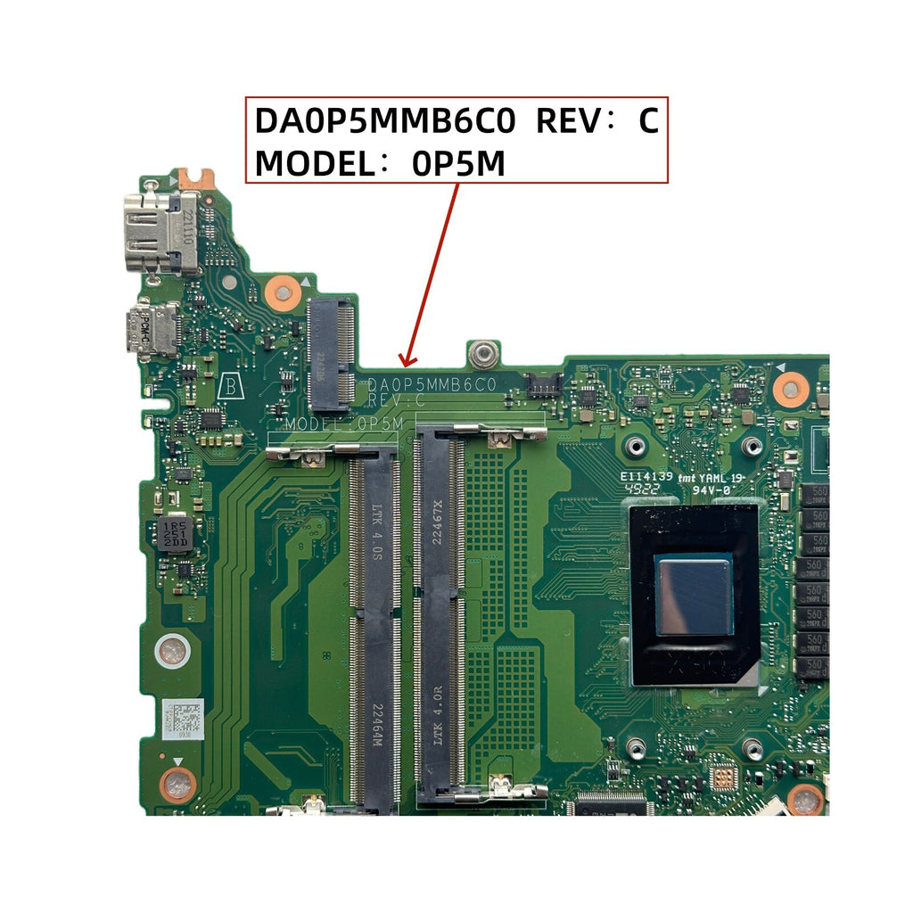 HP 15-EF Motherboard DA0P5MMB6C0 with R7-5825U CPU DDR4 for Upgrade and Replacement - Bighao-Era Laptop part