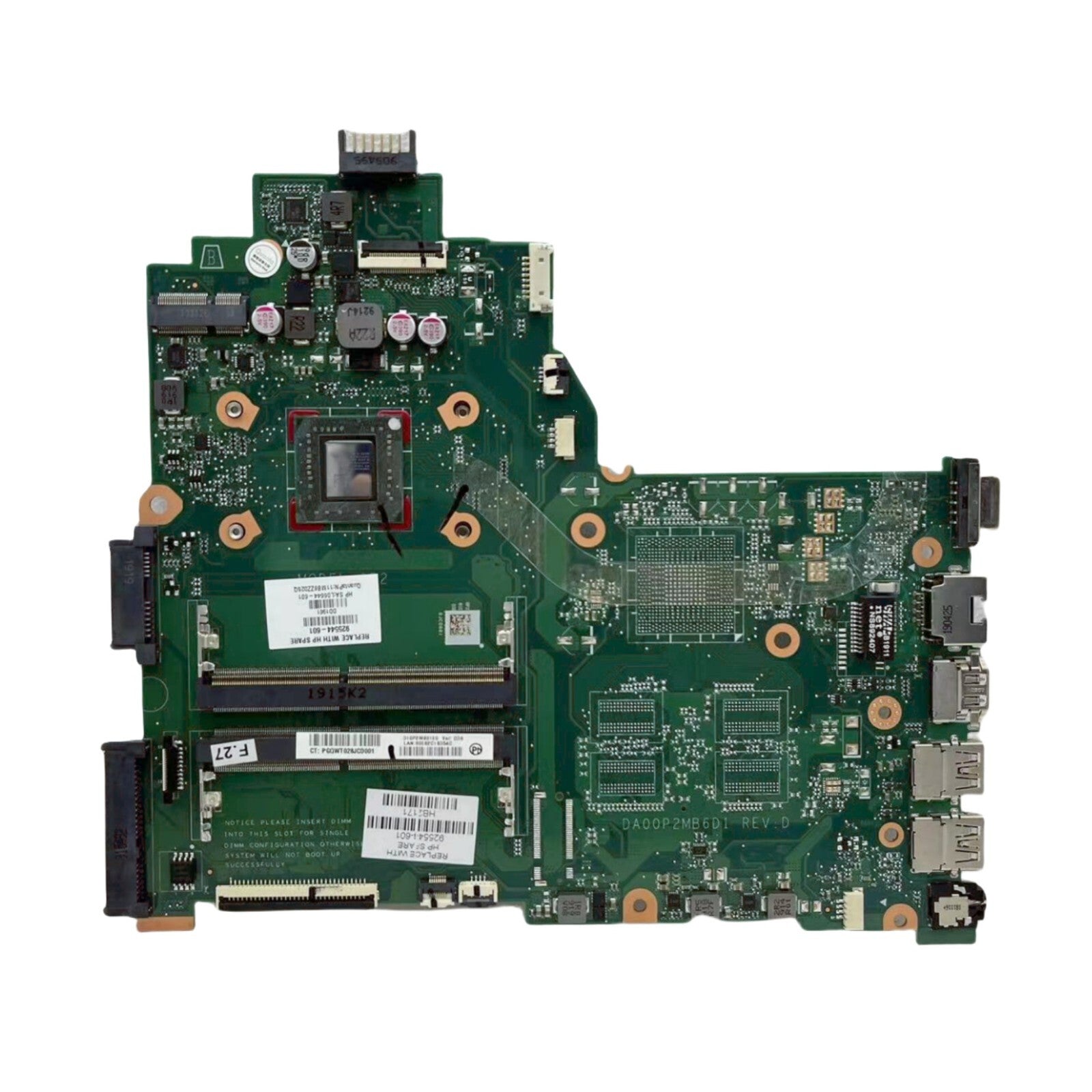 HP 14-BW Laptop Motherboard DA00P2MB6D1 with AMD A9-9420 CPU 925544-601 - Bighao-Era Laptop part