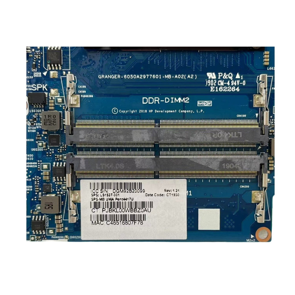 HP 14-CK 240 G7 Motherboard 6050A2977601 Compatible with Pentium 4417U CPU - Bighao-Era Laptop part
