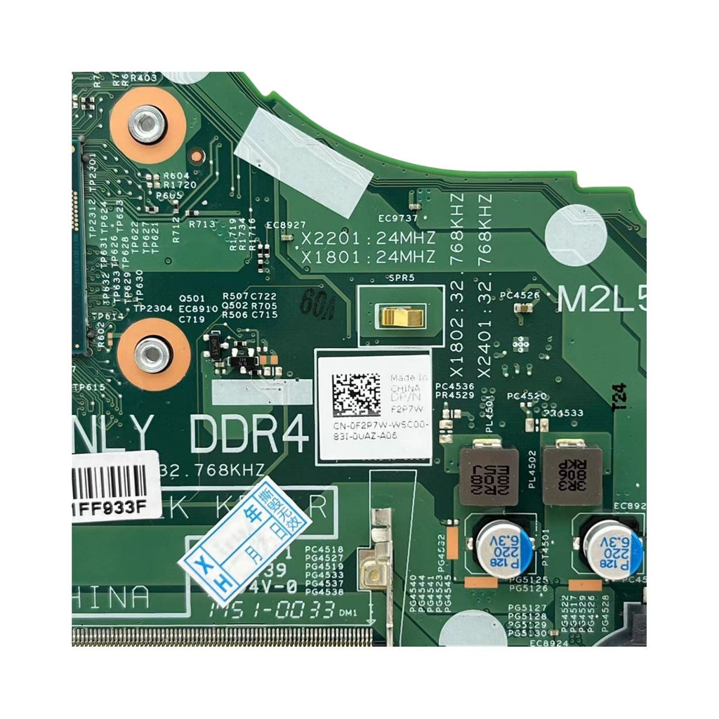 Dell Inspiron 3576 Motherboard 17841-1 for i7-8550U CPU with 520 2G-GPU - Bighao-Era Laptop part
