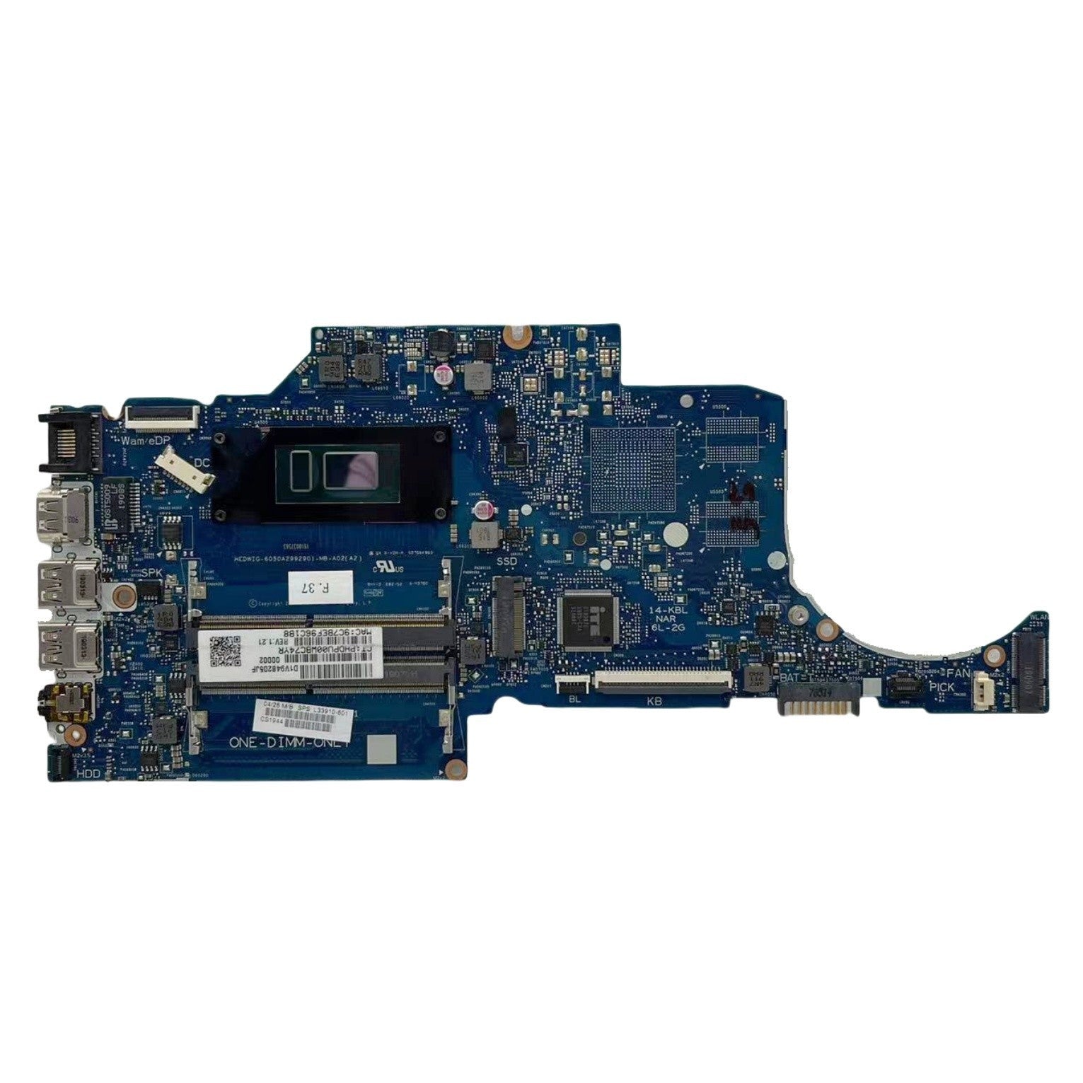 HP 14-CF Laptop Motherboard 6050A2992901 for i3-8130U Compatible with 14-DF Models - Bighao-Era Laptop part