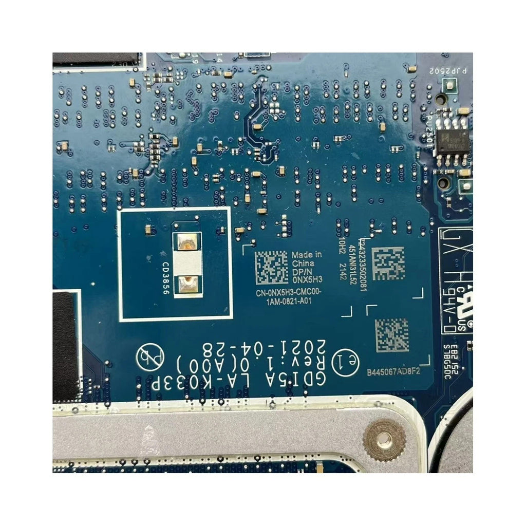 Dell Inspiron 3501 Motherboard LA-K033P with i7-1165G7 CPU and MX330 2GB Graphics - Bighao-Era Laptop part