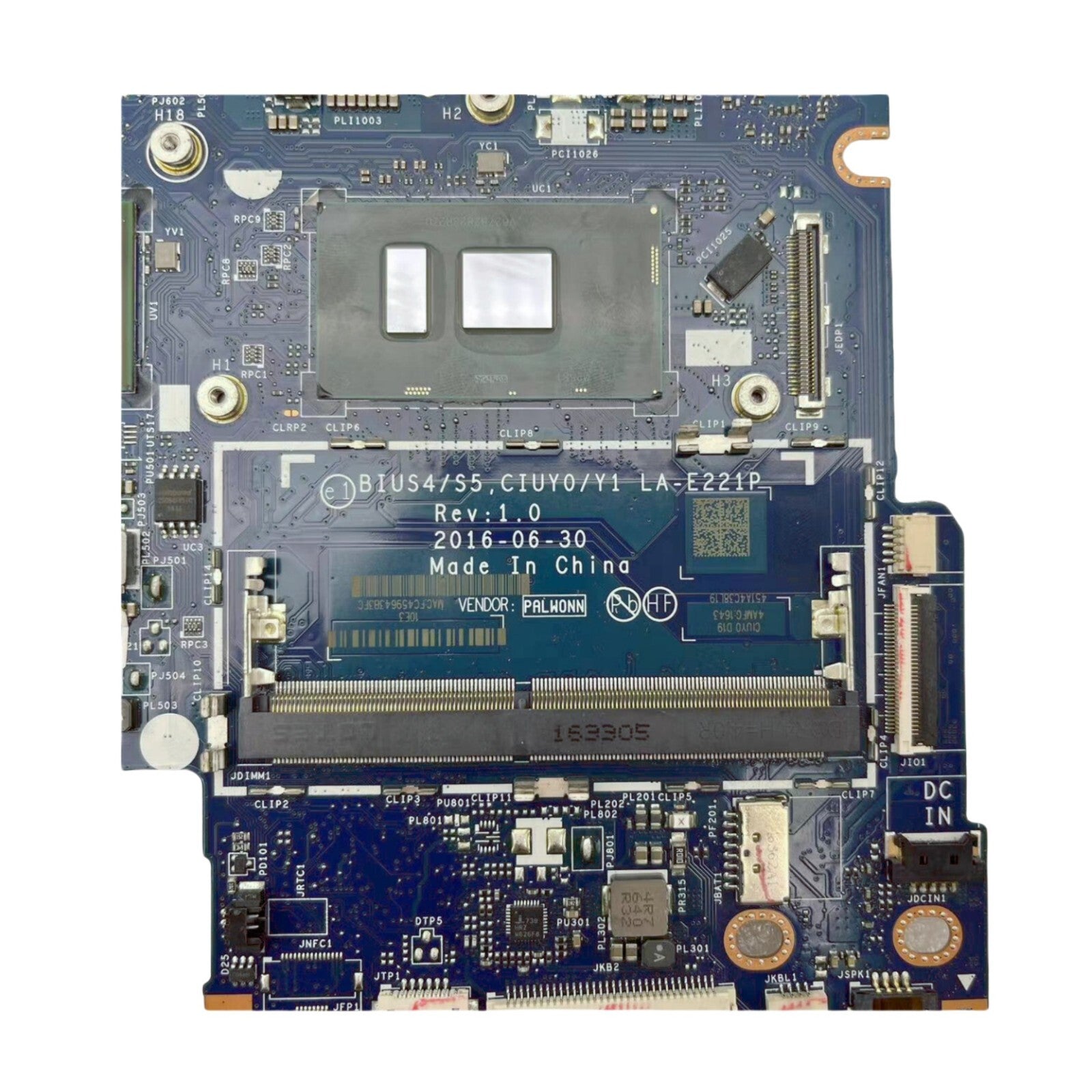 Lenovo FLEX 4-1480 Motherboard LA-E221P i5-7200U R5 M330/2G GPU 5B20M32754 - Bighao-Era Laptop part