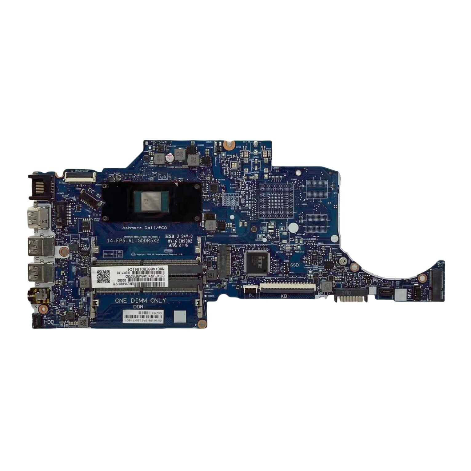HP 14-DK Laptop Motherboard 6050A3176101 with 3050U CPU L86471-601 - Bighao-Era Laptop part