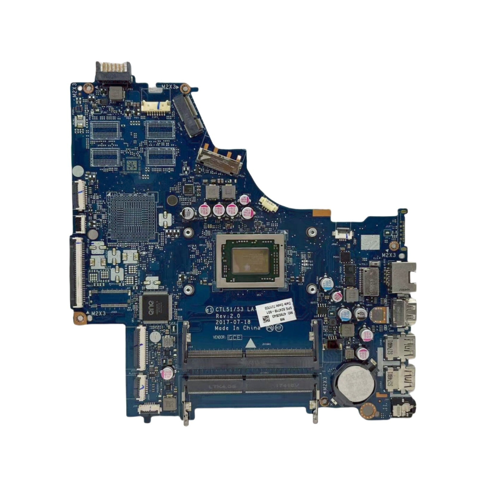 HP Pavilion 15-BW Motherboard LA-E831P CTL51/53 with AMD A10-9620P CPU 924718-601 - Bighao-Era Laptop part