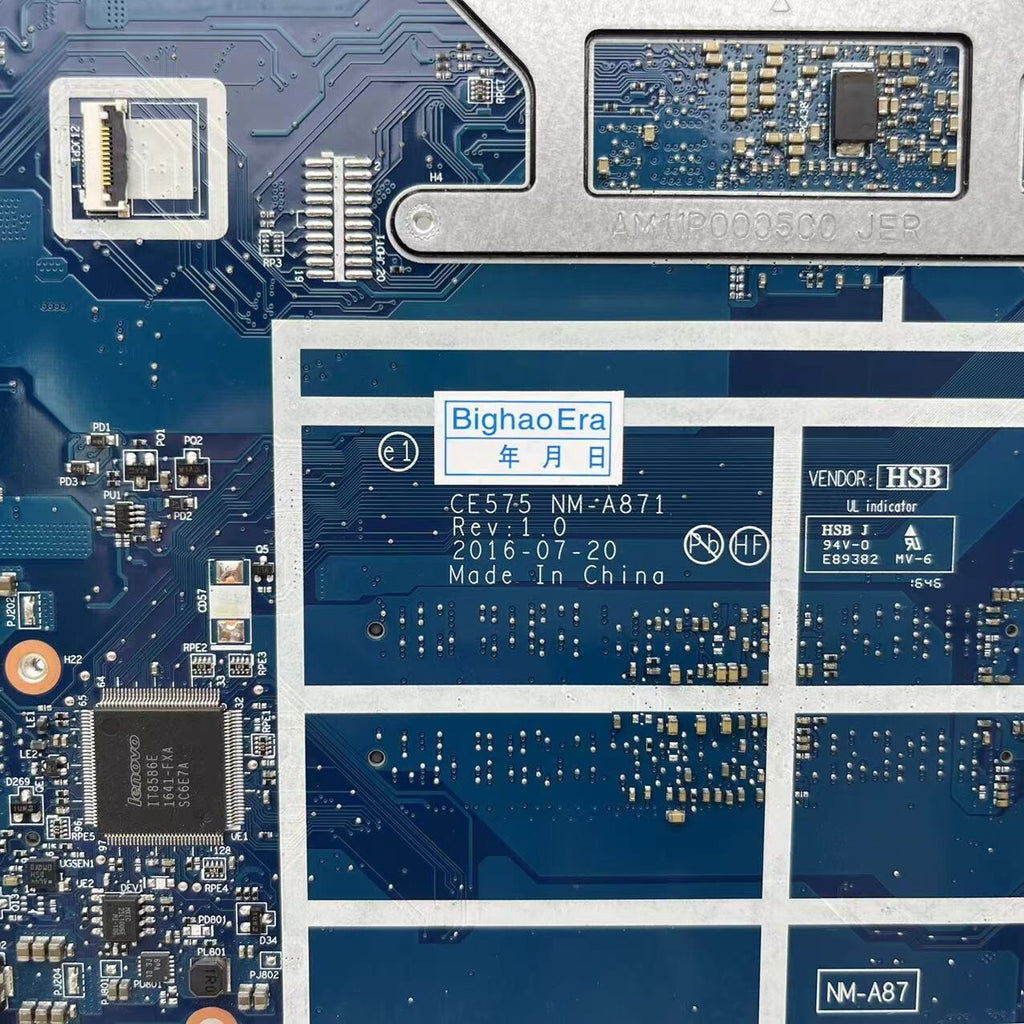 Lenovo ThinkPad E575 Motherboard NM-A871 01HW710 with AMD A6-9500B CPU - Bighao-Era Laptop part