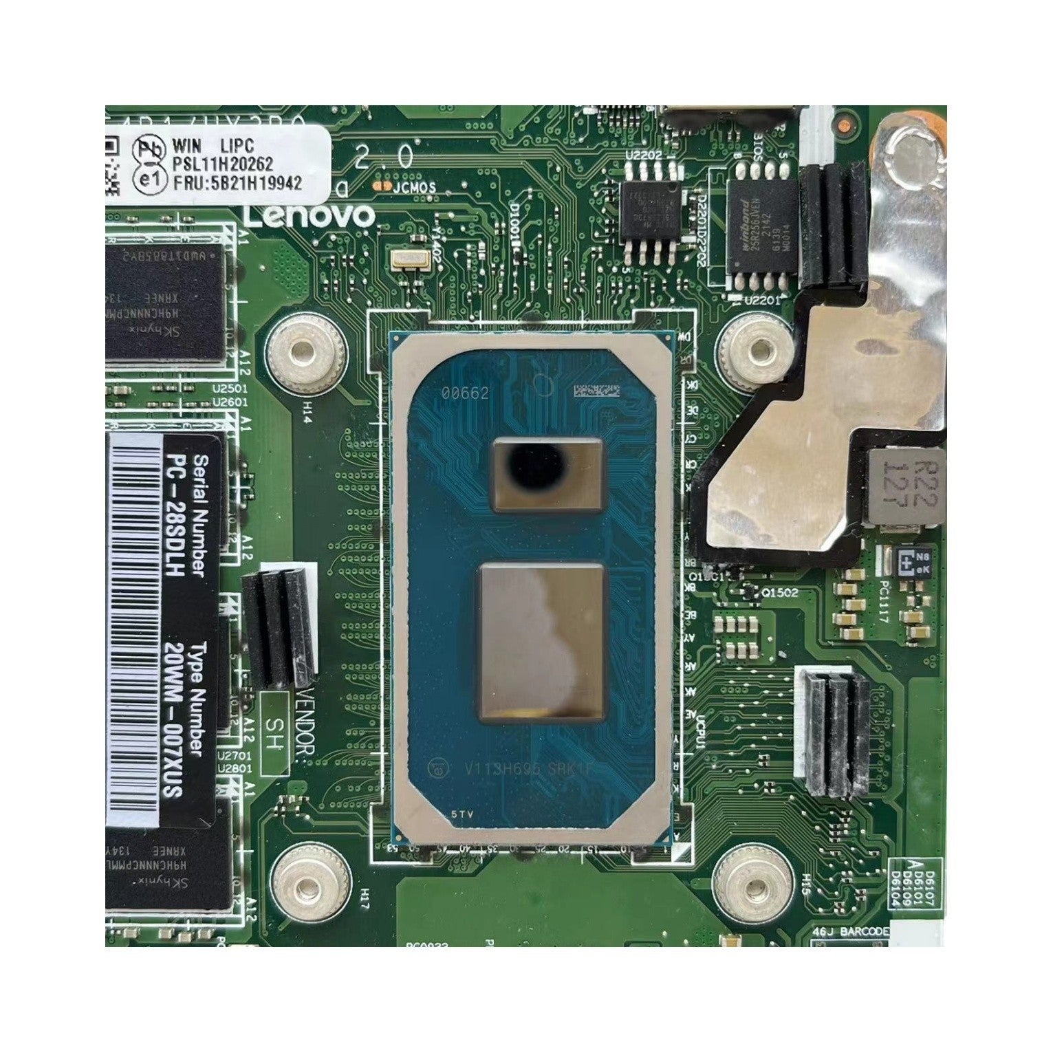 NM-D362 Lenovo ThinkPad T14s Gen 2 Motherboard i7-1185G7 16GB-RAM - Bighao-Era Laptop part