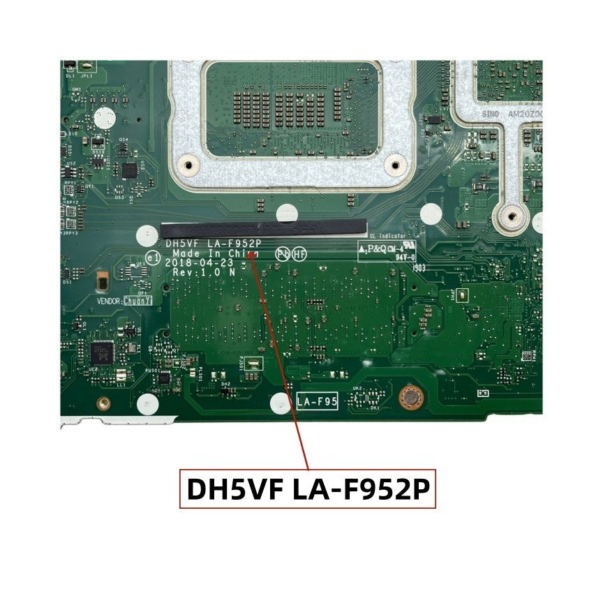 LA-F952P Acer AN515-52 AN515-53 Motherboard i5 i7 GTX1050/GTX1050Ti 4G-GPU Upgrade - Bighao-Era Laptop part