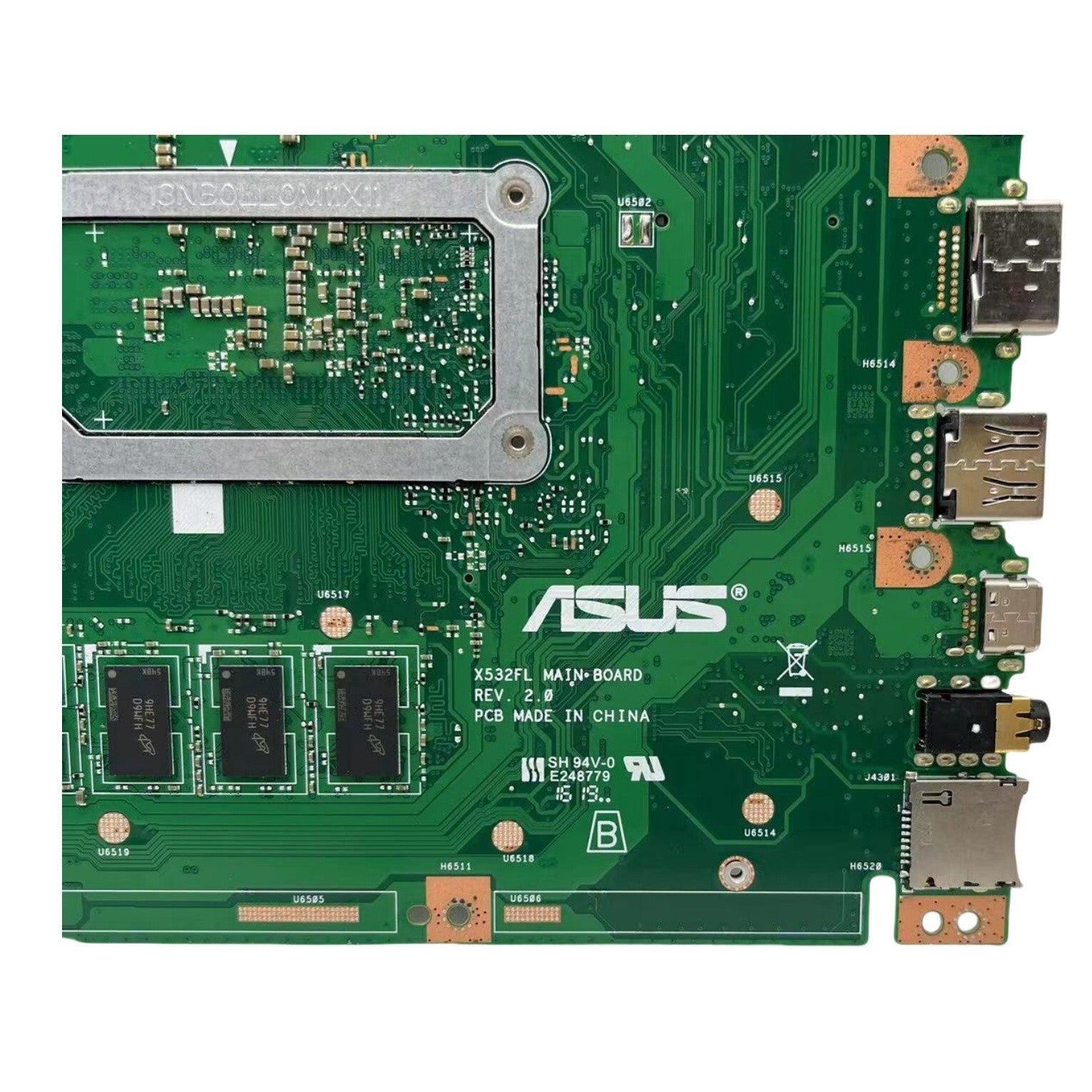 For ASUS X532FL X532FA S532FA X532F Motheboard With i5-8265U 4GB UMA - Bighao-Era Laptop part