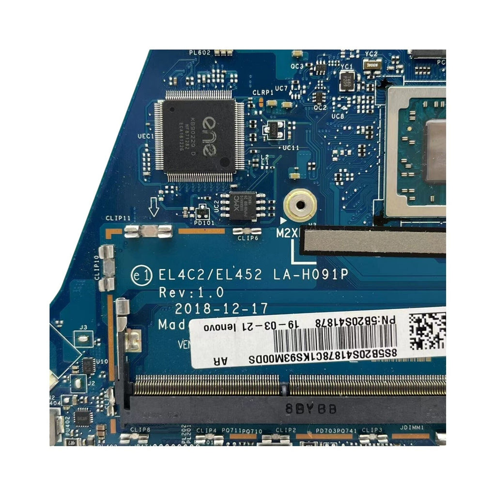5B20S41878 Lenovo FLEX-14API Motherboard LA-H091P Ryzen R5-3500U CPU 4GB RAM - Bighao-Era Laptop part