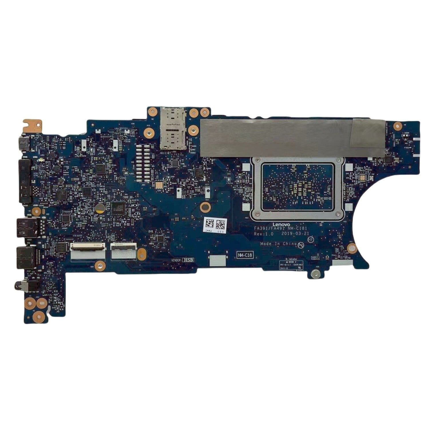 FRU:02DM192 NM-C181 For Lenovo ThinkPad X395 Laptop Motherboard R7-3700U 8GB - Bighao-Era Laptop part