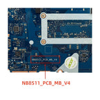 Acer Swift SF314-57 Motherboard NB8511_PCB_MB_V4 with i7-1065G7 and 8GB MX250-V2G GPU - Bighao-Era Laptop part
