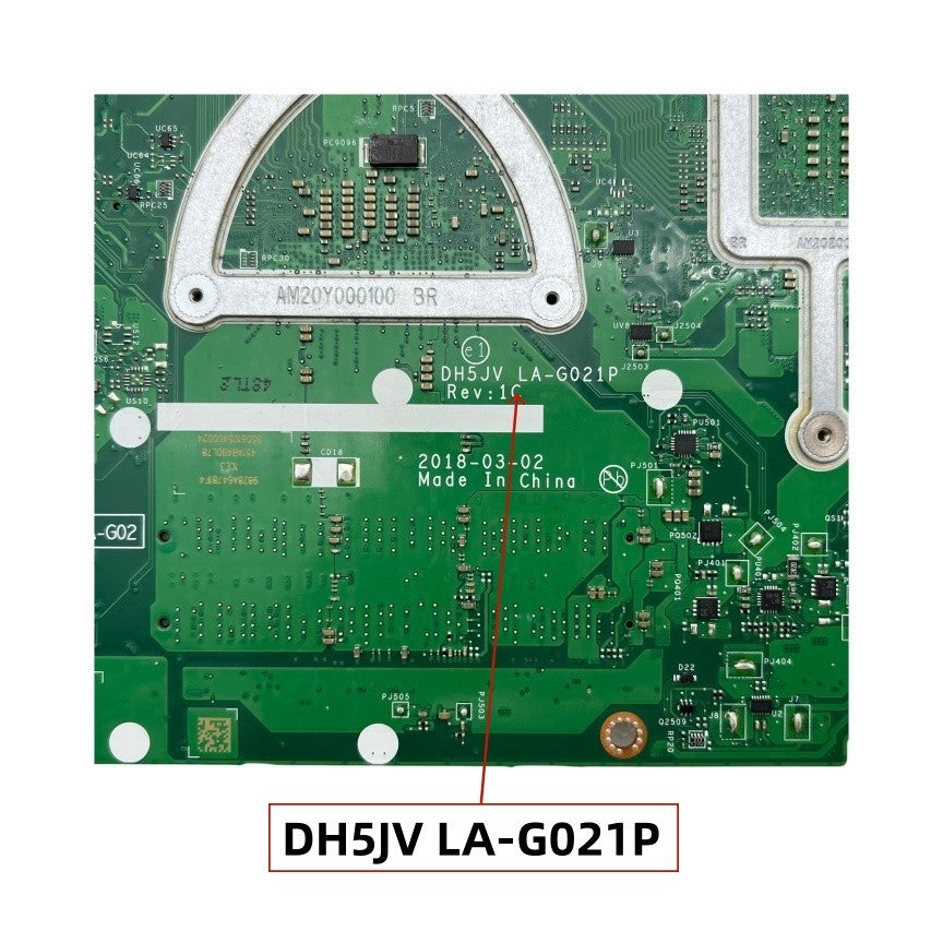 LA-G021P Acer Aspire A315-41G Motherboard R3 R5 R7 CPU Radeon 530 2G-GPU NB2629_PCB_MB_V3 - Bighao-Era Laptop part