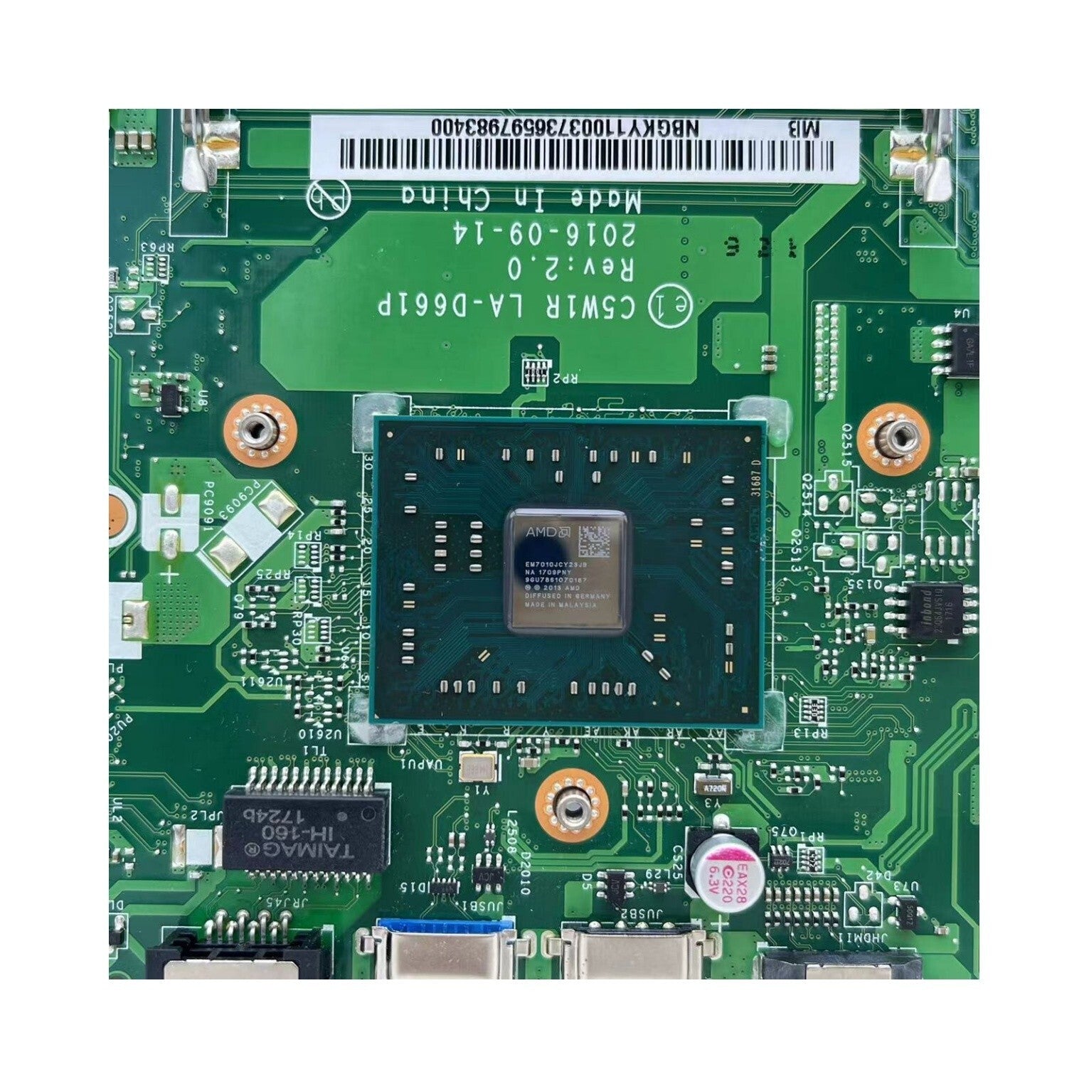 C5W1R LA-D661P For Acer Aspire ES1-523 Laptop Motherboard E1-7010 CPU NBGGT11003 - Bighao-Era Laptop part