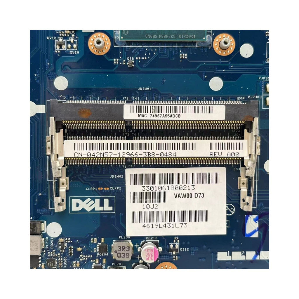 Dell Inspiron 3521 Motherboard LA-9104P Mainboard 042N57 i3-3217U HD7670M 1G - Bighao-Era Laptop part