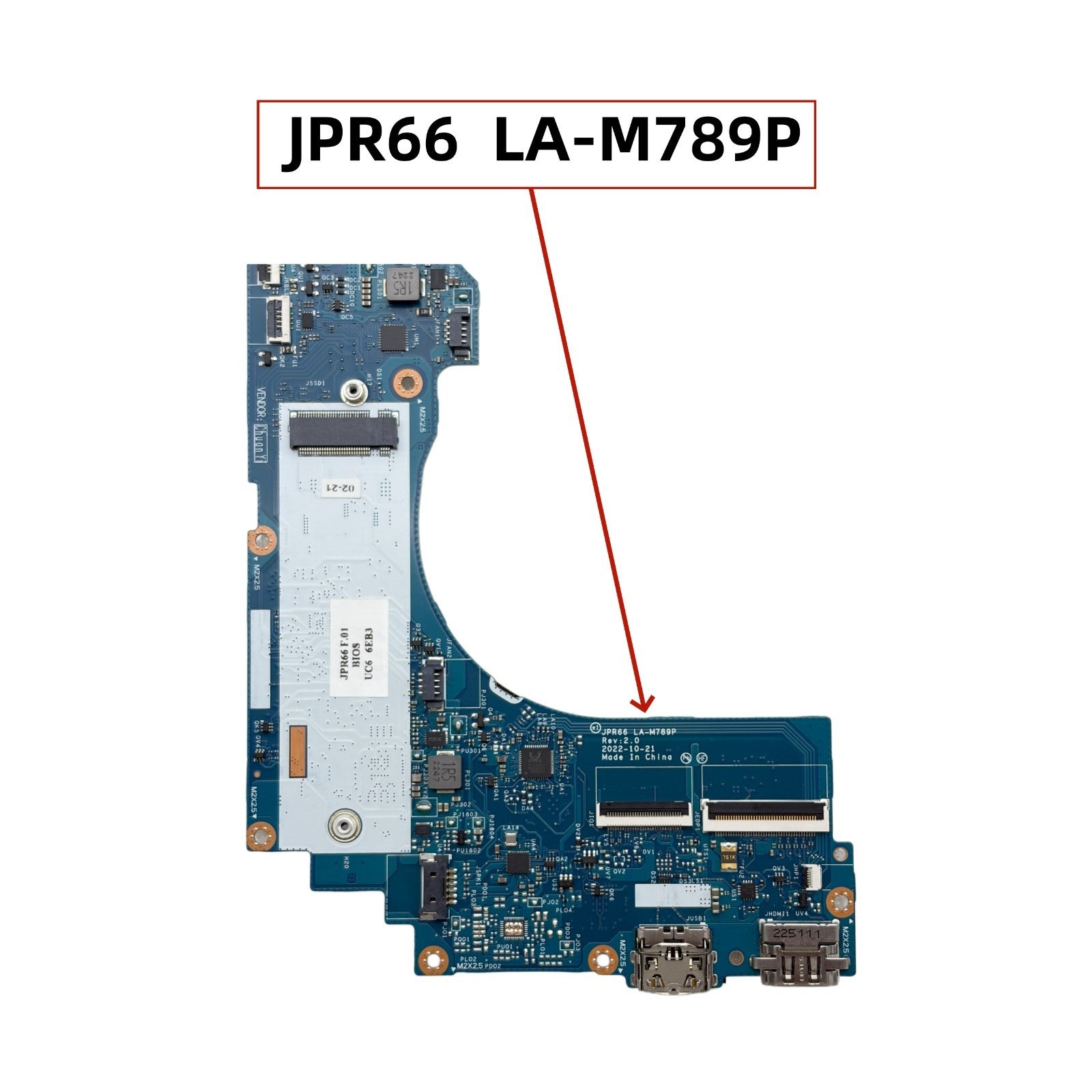 LA-M789P HP Spectre x360 16-F Motherboard i7-1360P 16GB Arc A370M 4GB - Bighao-Era Laptop part