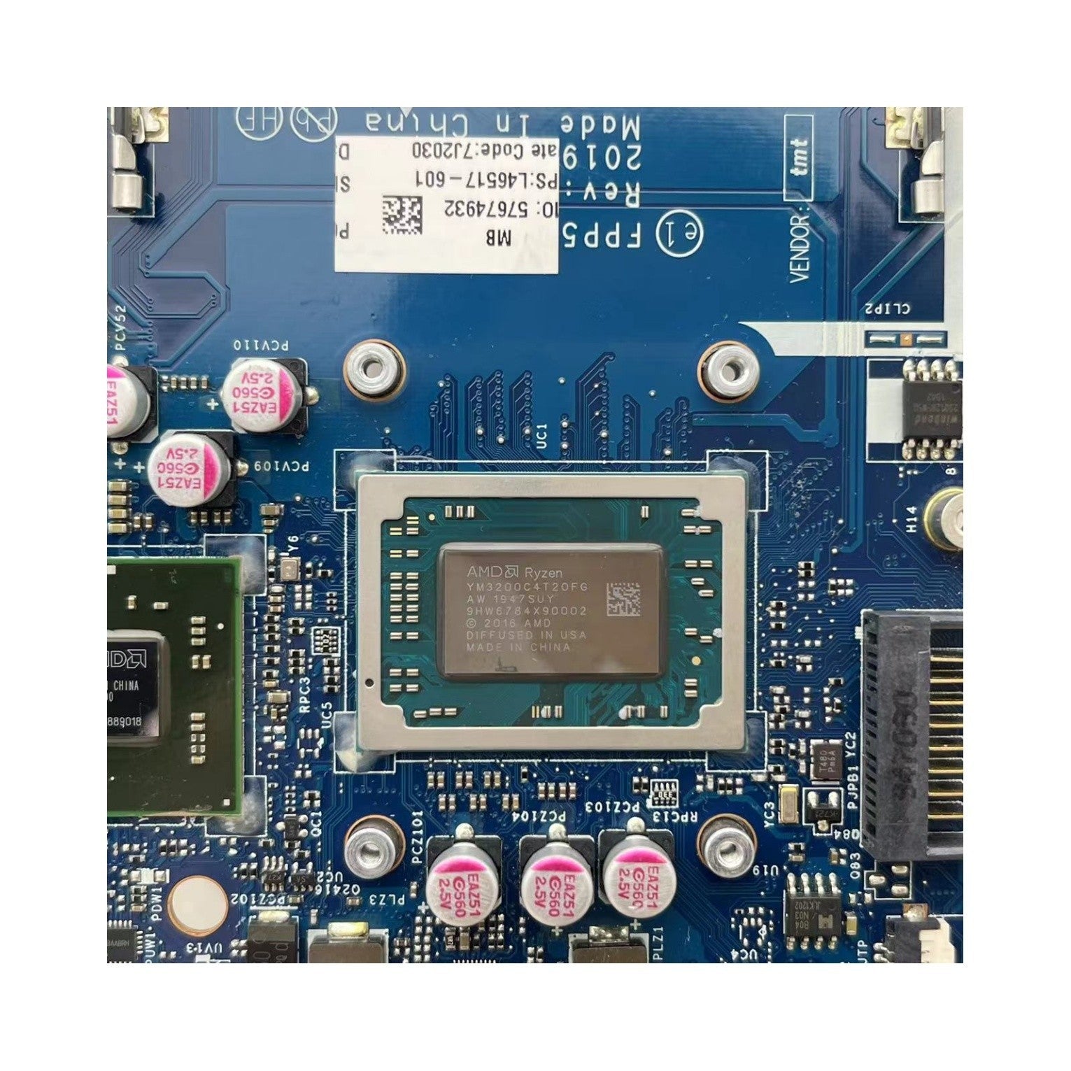 L46517-601 For HP 15-DB Motherboard FPP55 LA-G07JP Ryzen 3-3200U Radeon 530 2GB - Bighao-Era Laptop part
