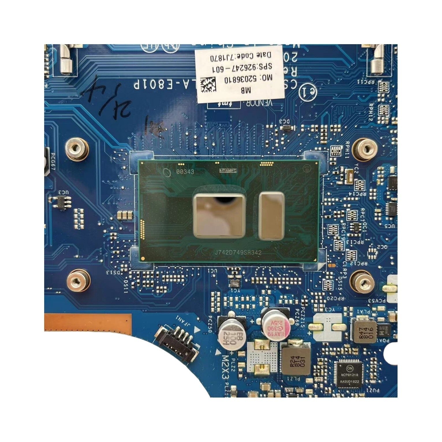 HP Pavilion 250 G6 Motherboard LA-E801P for i5-7200U CPU 926247-601 - Bighao-Era Laptop part
