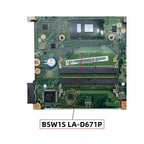 B5E1S LA-D671P Acer Aspire ES1-572 Motherboard with i3-6100U i5-7200U CPU - Bighao-Era Laptop part
