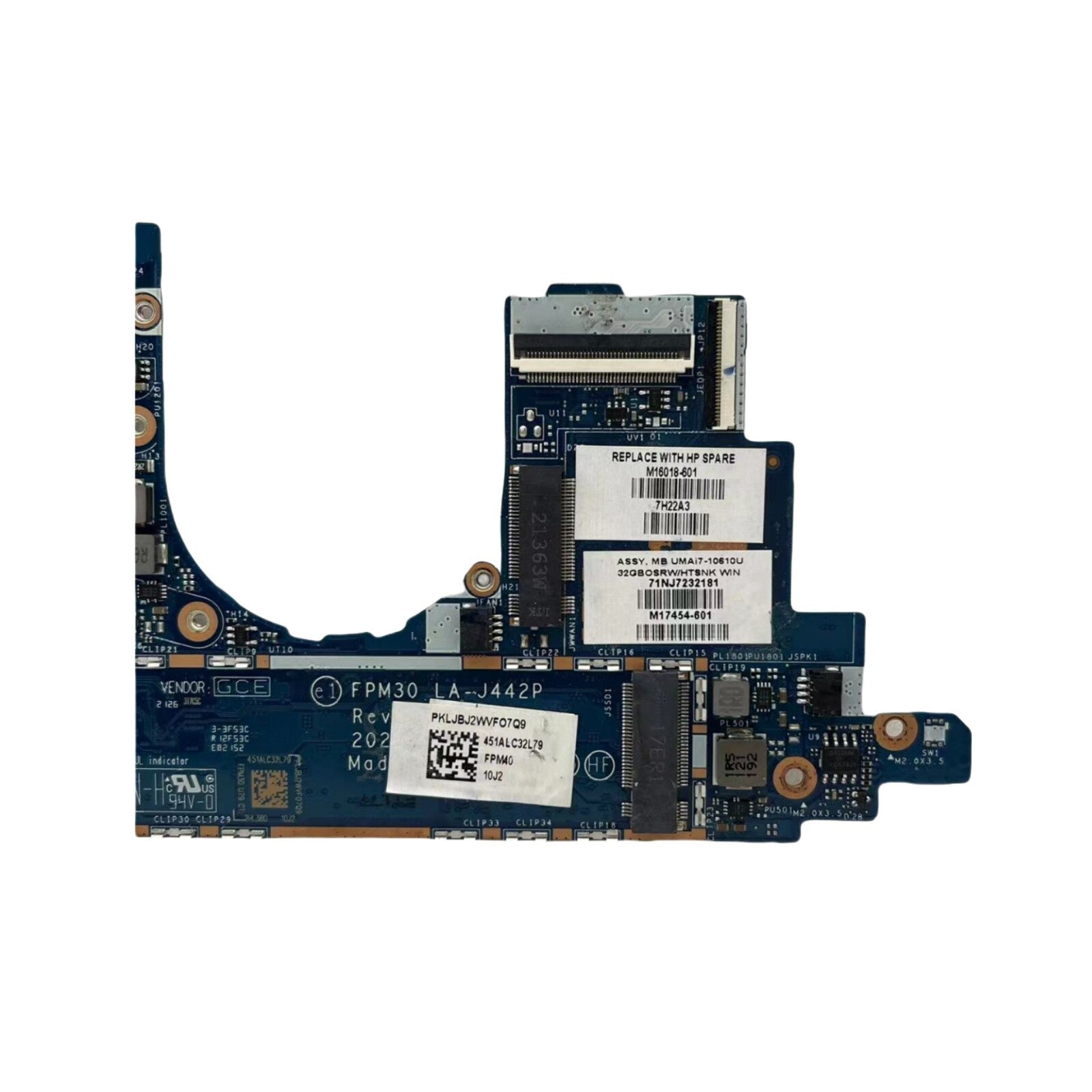 LA-J442P HP Elitebook X360 1040 G7 Motherboard i7-10610U 32GB RAM - Bighao-Era Laptop part