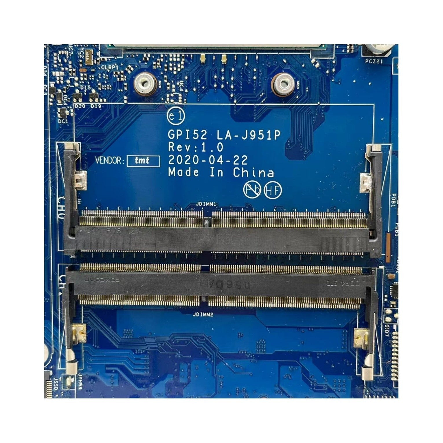GPI52 LA-J951P HP 250 G7 Motherboard with i3-1005G1 CPU L92842-601 - Bighao-Era Laptop part