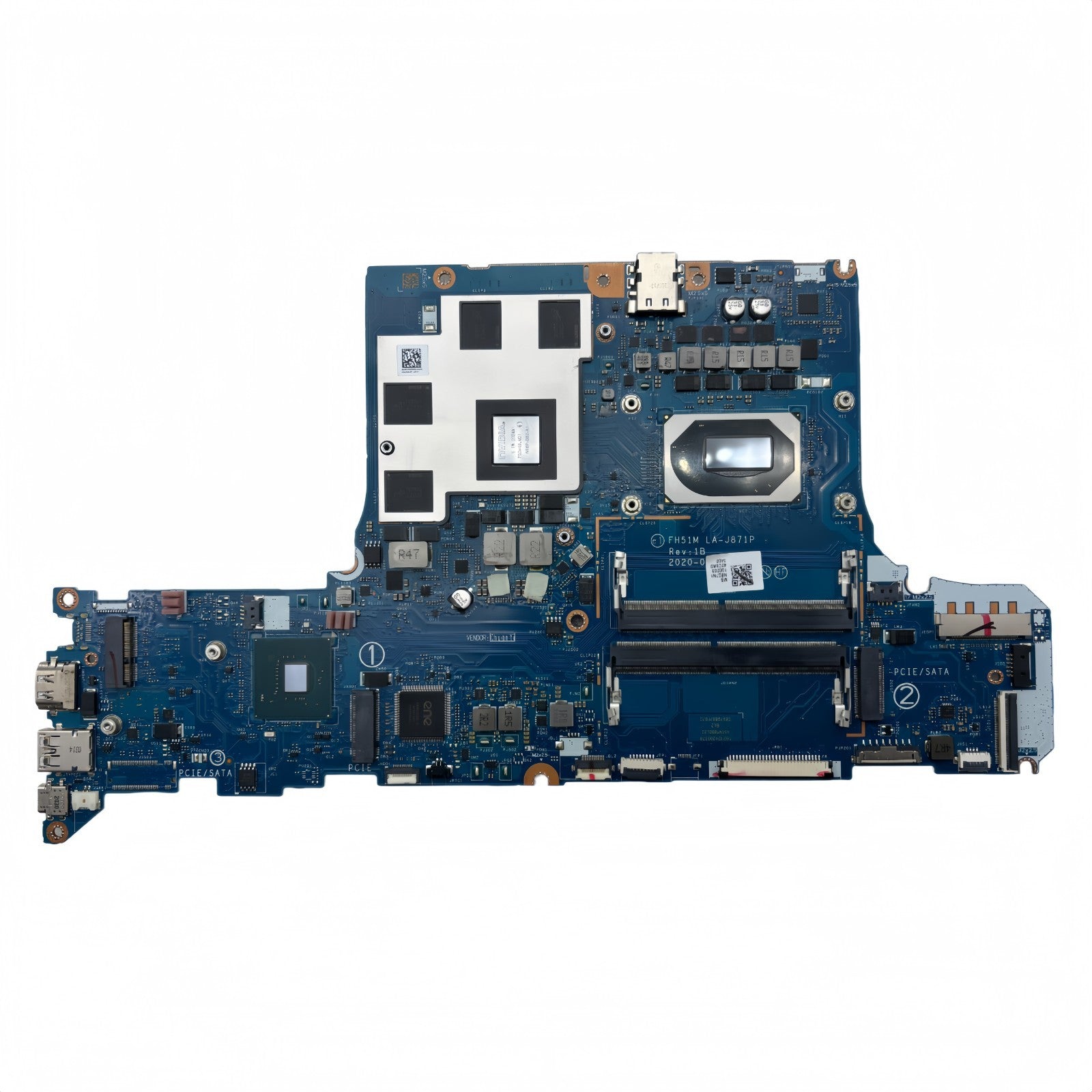 LA-J871P Motherboard Acer Nitro 5 AN517-52 AN515-55 i7-10750H 1650Ti-4GB Replacement - Bighao-Era Laptop part