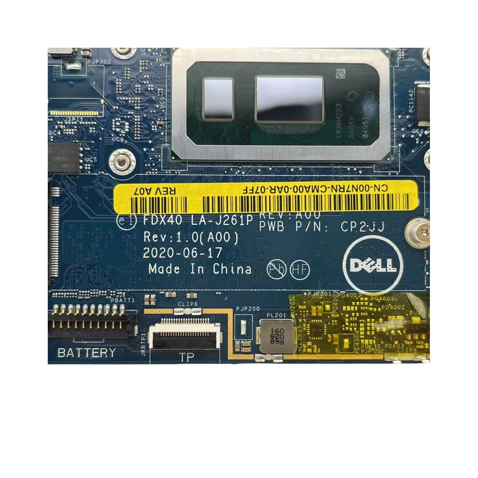 FDX40 LA-J261P For Dell Latitude 7310 7410 Laptop Motherboard i5 i7 CPU 16GB-RAM - Bighao-Era Laptop part