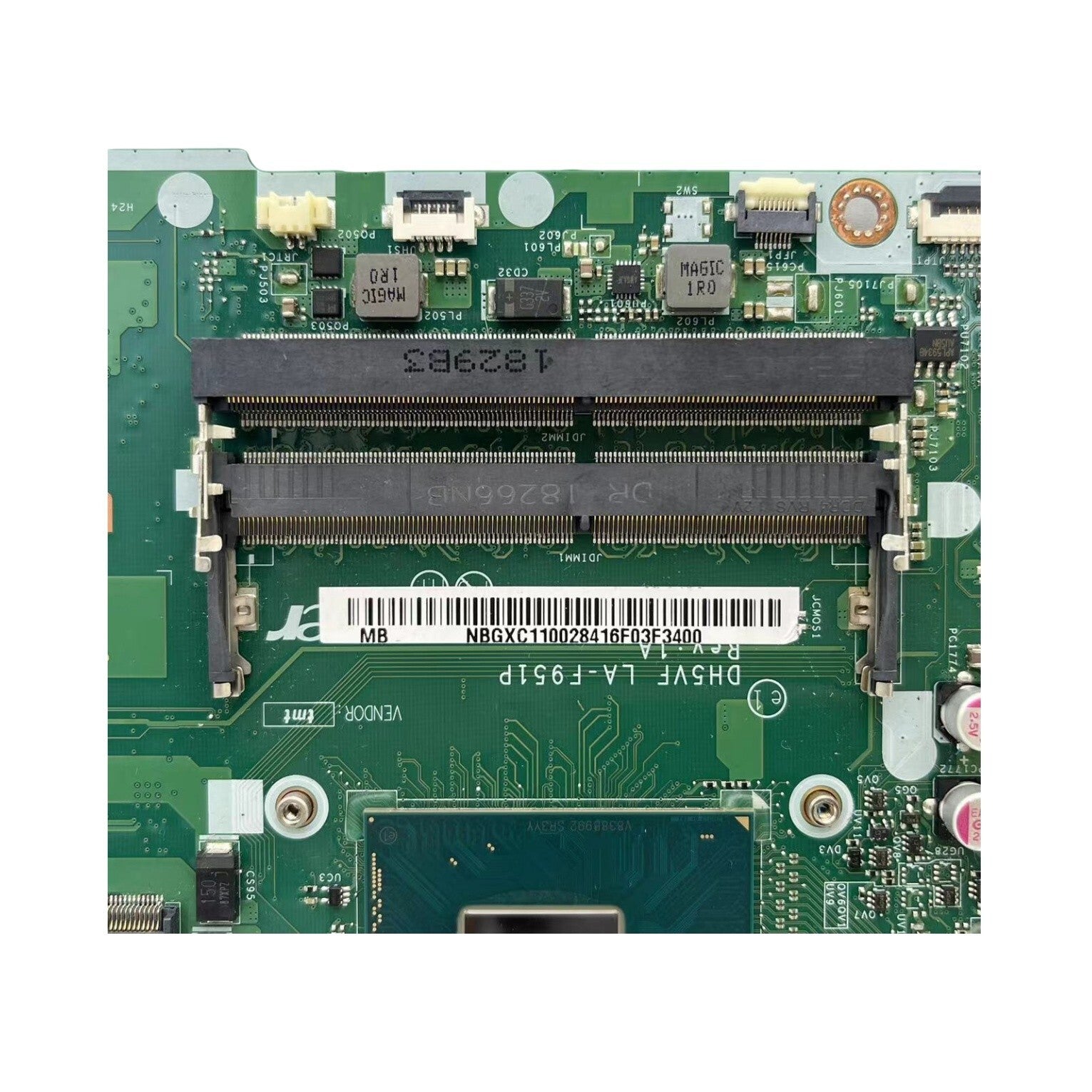 Acer Aspire A715-72G Motherboard LA-F951P GTX1050Ti 4GB i7-8750H NBGXC11002 - Bighao-Era Laptop part