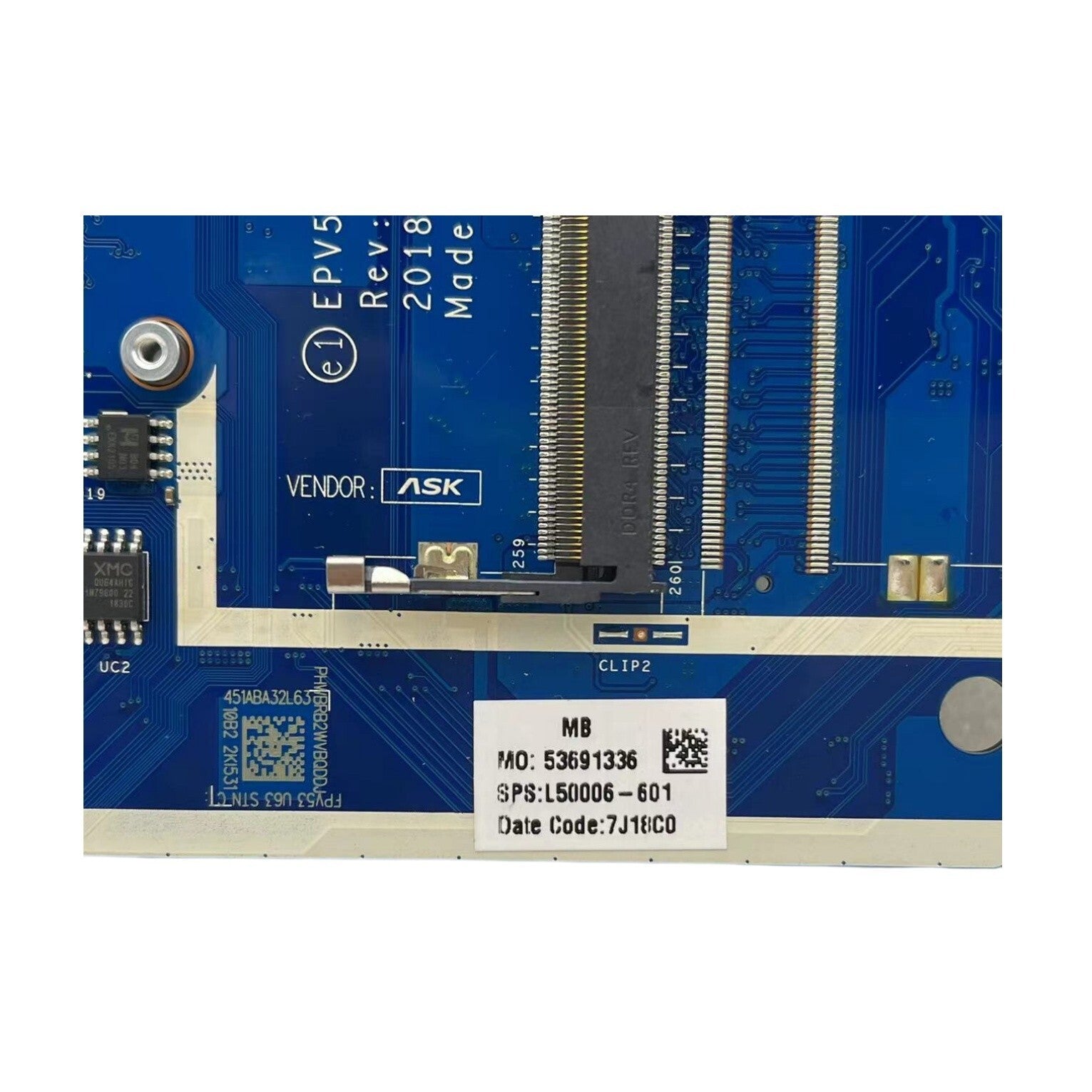 HP 255 G7 Laptop Motherboard LA-G078P with AMD E2-9000e CPU L50006-601 EPV51 - Bighao-Era Laptop part