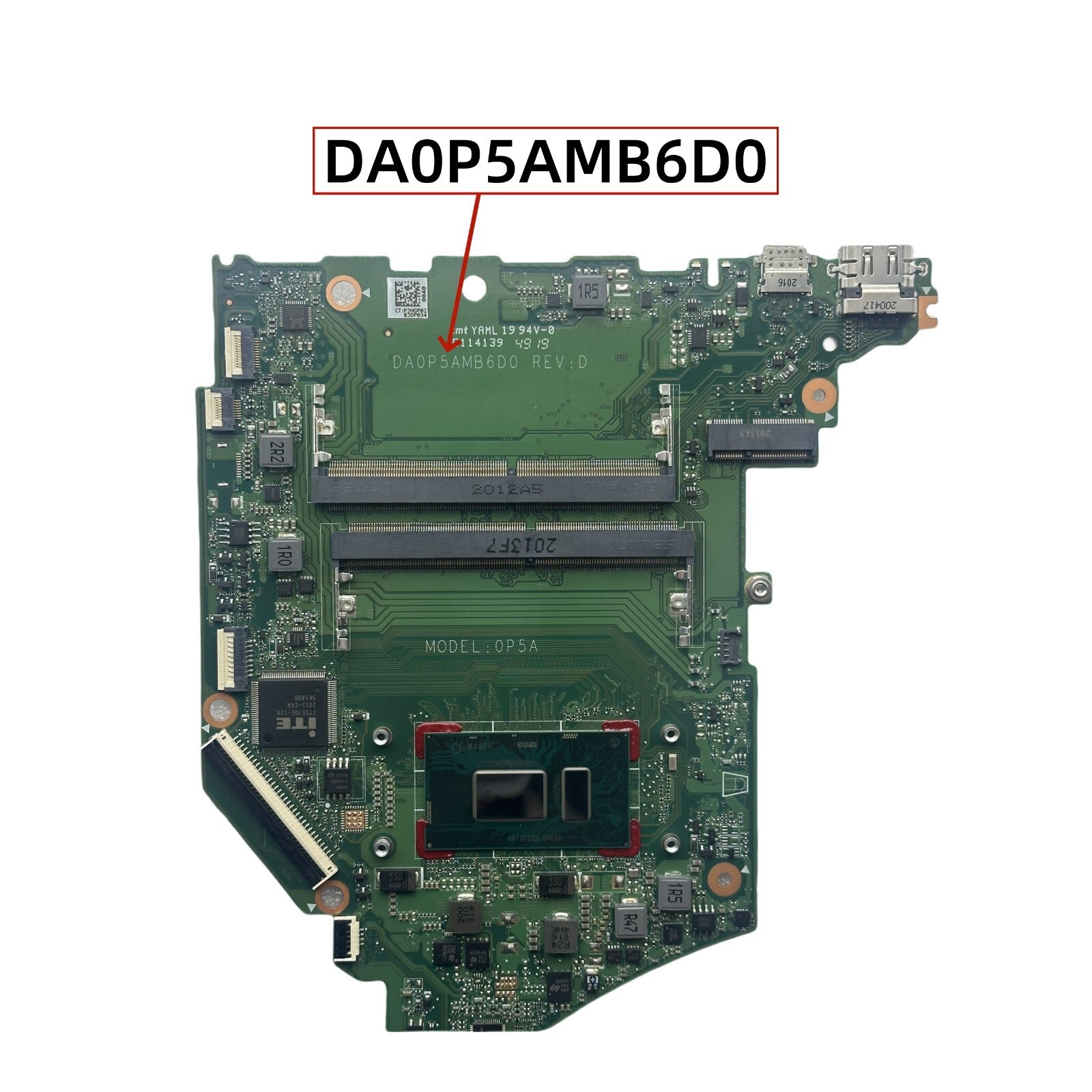 L63561-601 HP 15-FQ Motherboard DA0P5AMB6D0 with Celeron 4417U CPU - Bighao-Era Laptop part