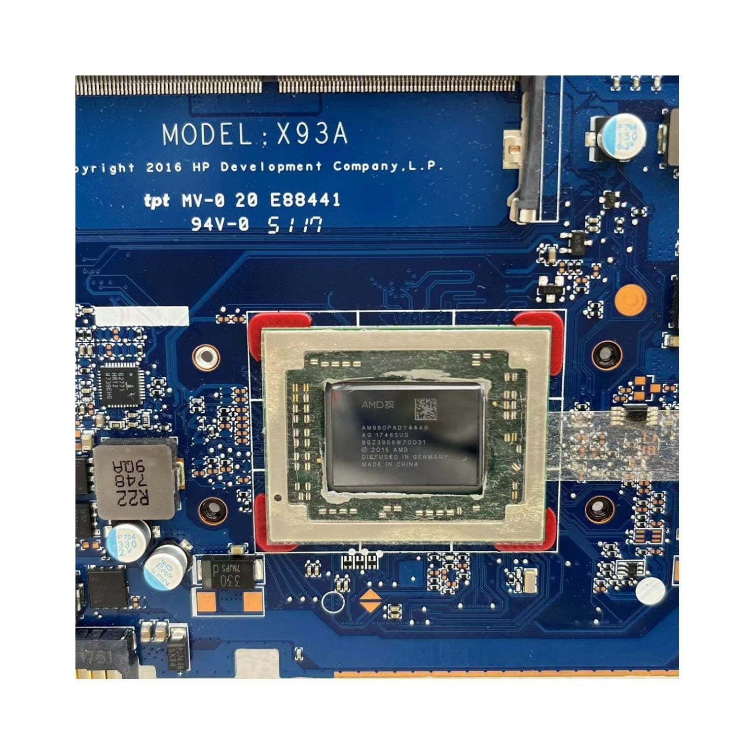 HP Pavilion 455 G4 Motherboard DAX93AMB6G0 with AMD A10-9600 CPU - Bighao-Era Laptop part